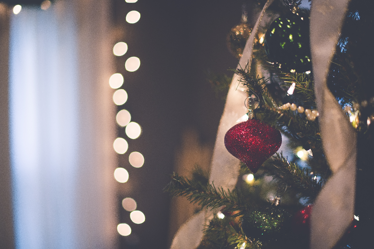 Christmas decoration on tree